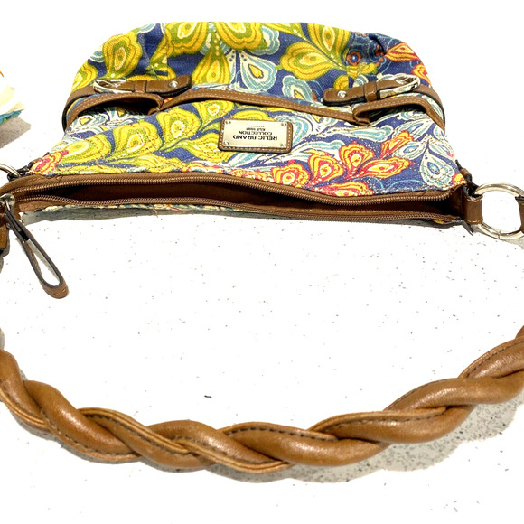 Relic Quilted Canvas Shoulderbag Casual Purse Multicolor Paisley Boho Festival - Picture 9 of 12